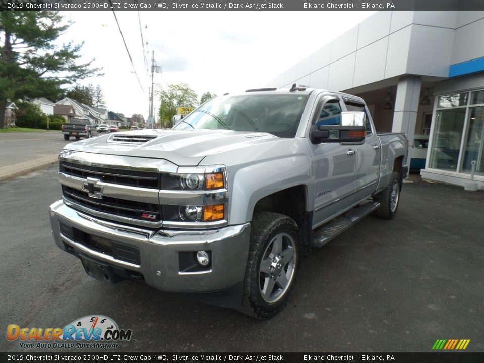 2019 Chevrolet Silverado 2500HD LTZ Crew Cab 4WD Silver Ice Metallic / Dark Ash/Jet Black Photo #1