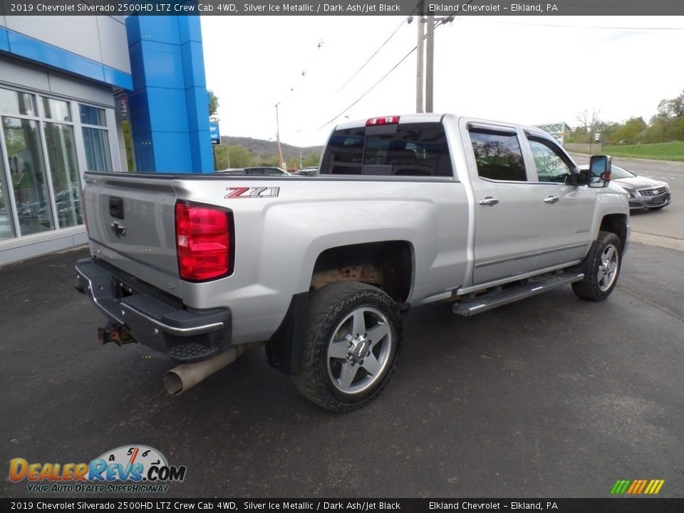 2019 Chevrolet Silverado 2500HD LTZ Crew Cab 4WD Silver Ice Metallic / Dark Ash/Jet Black Photo #5