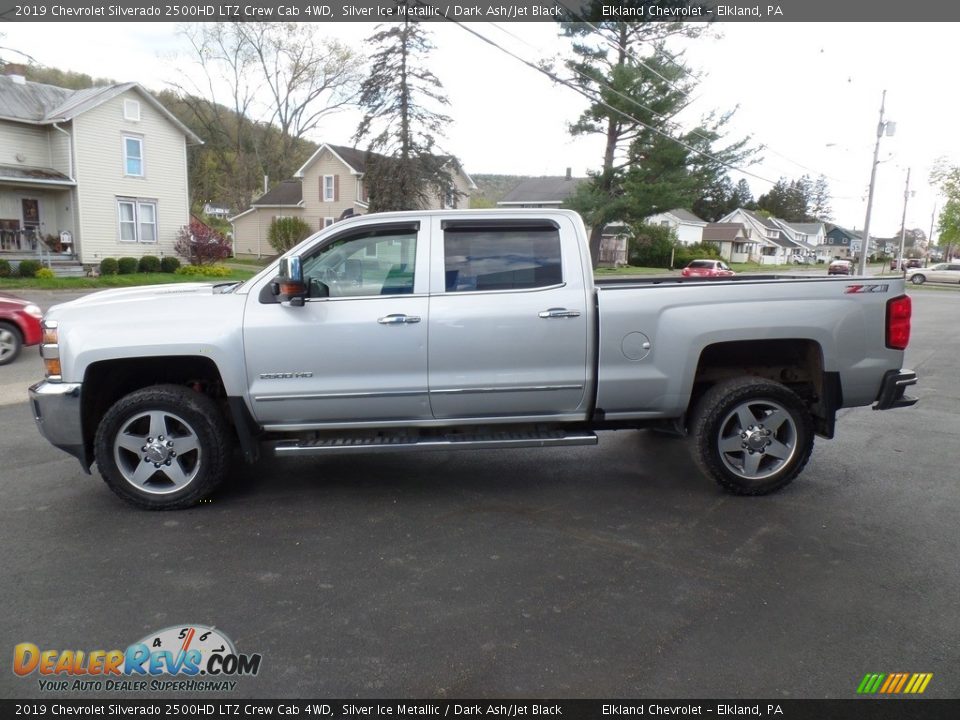 2019 Chevrolet Silverado 2500HD LTZ Crew Cab 4WD Silver Ice Metallic / Dark Ash/Jet Black Photo #9