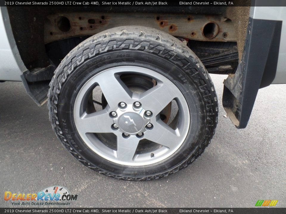 2019 Chevrolet Silverado 2500HD LTZ Crew Cab 4WD Silver Ice Metallic / Dark Ash/Jet Black Photo #11