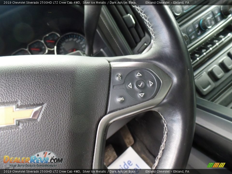 2019 Chevrolet Silverado 2500HD LTZ Crew Cab 4WD Silver Ice Metallic / Dark Ash/Jet Black Photo #26