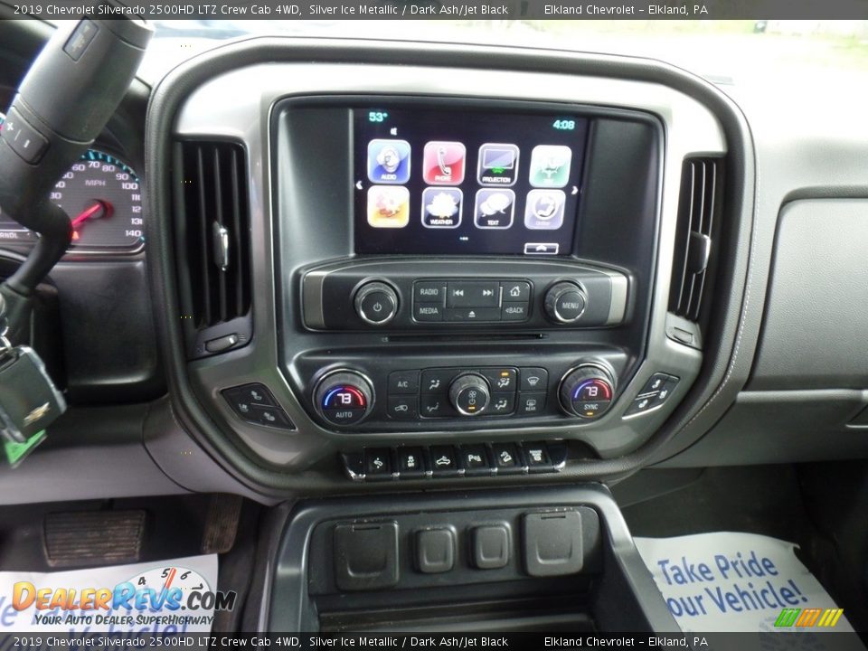 2019 Chevrolet Silverado 2500HD LTZ Crew Cab 4WD Silver Ice Metallic / Dark Ash/Jet Black Photo #31