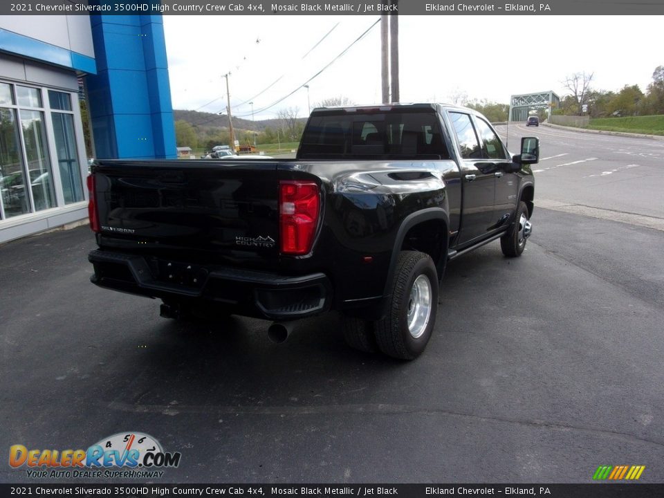 2021 Chevrolet Silverado 3500HD High Country Crew Cab 4x4 Mosaic Black Metallic / Jet Black Photo #3