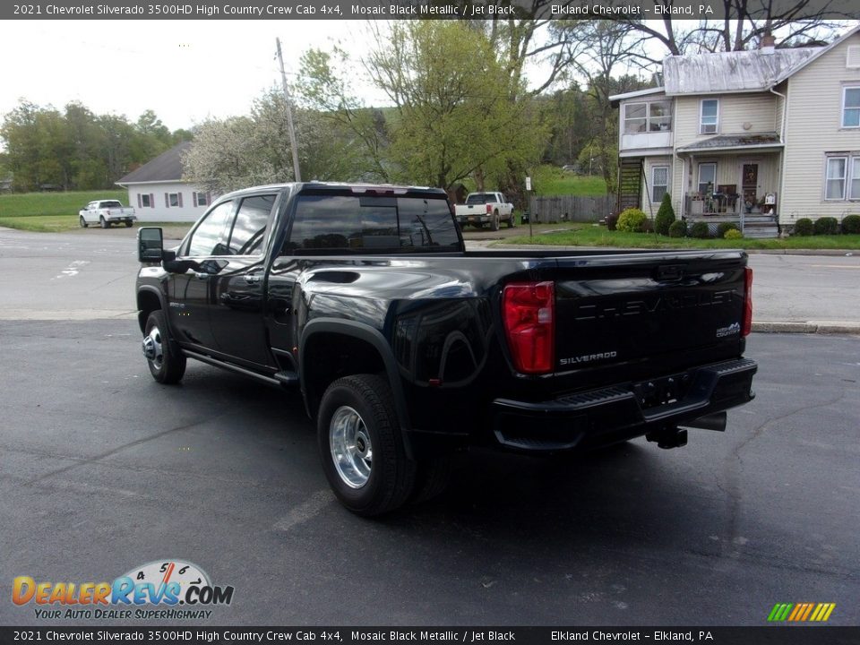 2021 Chevrolet Silverado 3500HD High Country Crew Cab 4x4 Mosaic Black Metallic / Jet Black Photo #5