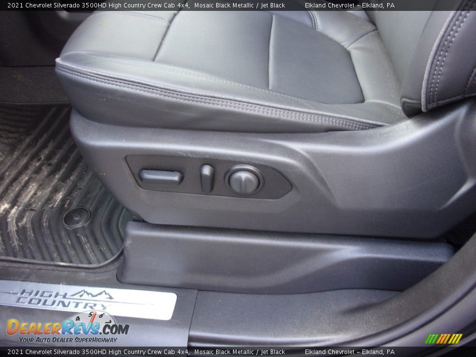 2021 Chevrolet Silverado 3500HD High Country Crew Cab 4x4 Mosaic Black Metallic / Jet Black Photo #21