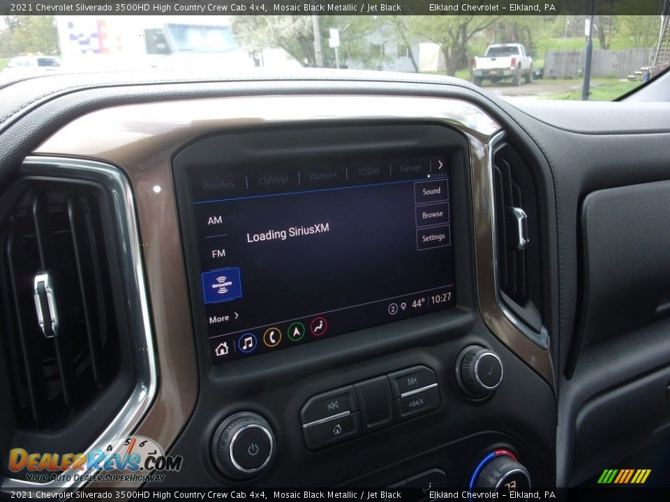 2021 Chevrolet Silverado 3500HD High Country Crew Cab 4x4 Mosaic Black Metallic / Jet Black Photo #33