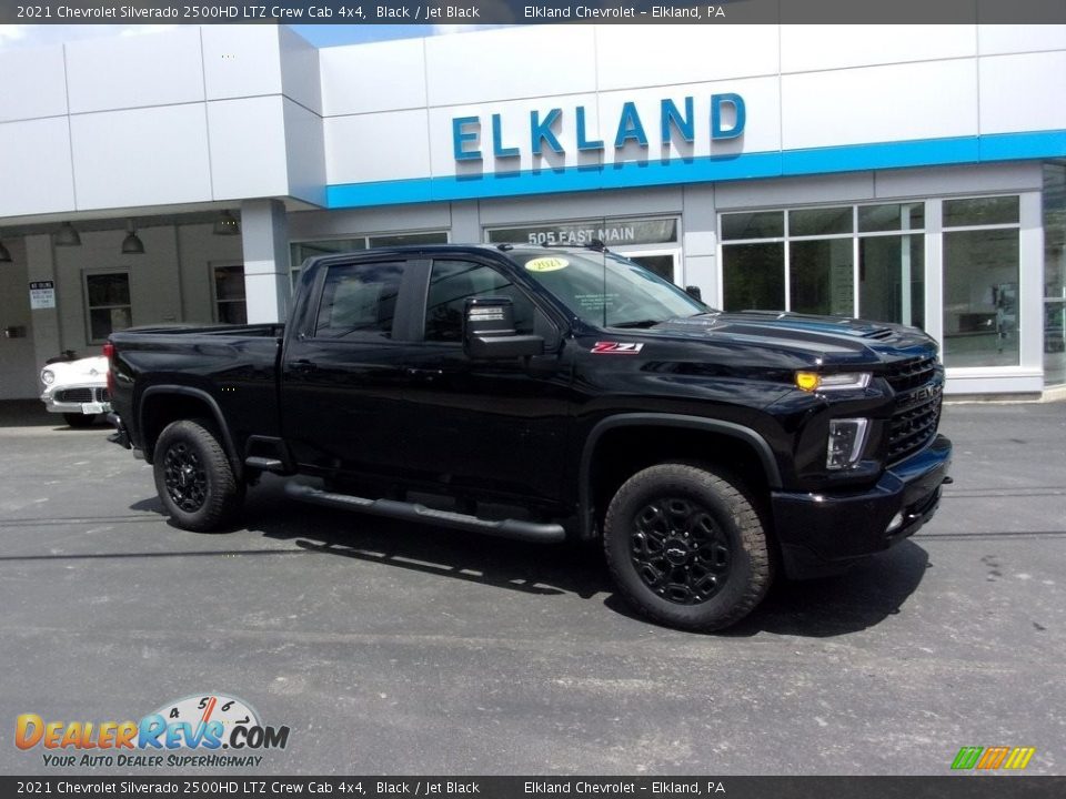 2021 Chevrolet Silverado 2500HD LTZ Crew Cab 4x4 Black / Jet Black Photo #1