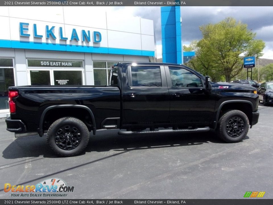 2021 Chevrolet Silverado 2500HD LTZ Crew Cab 4x4 Black / Jet Black Photo #2