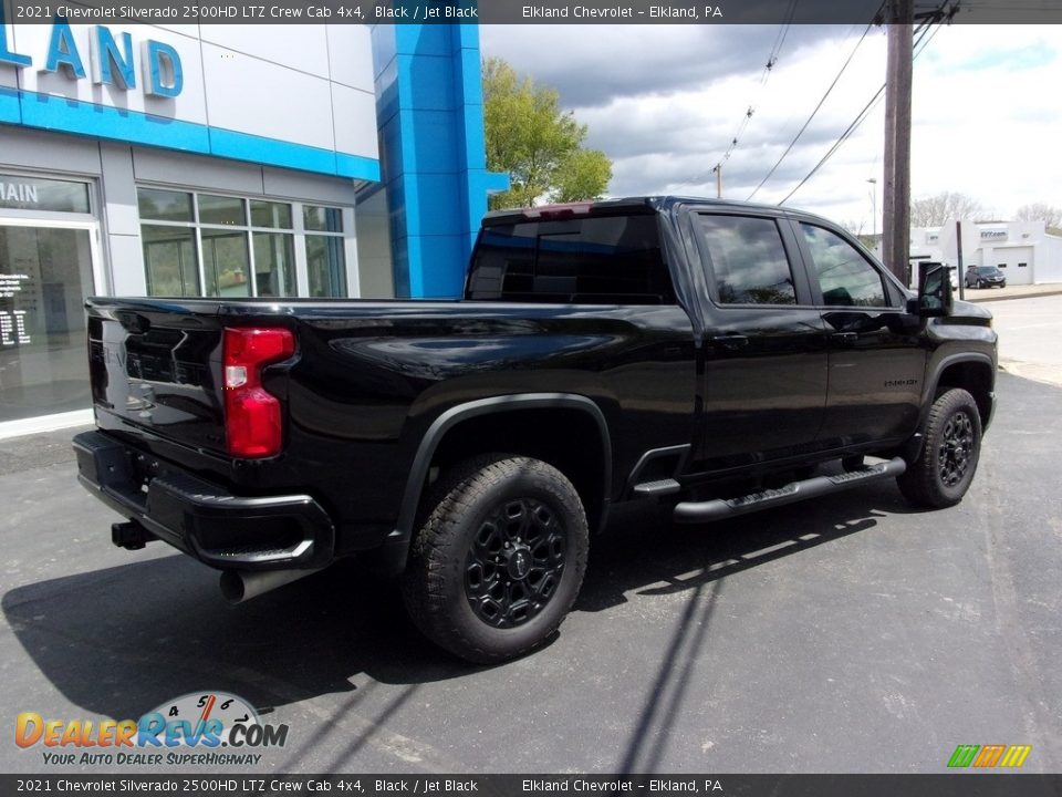 2021 Chevrolet Silverado 2500HD LTZ Crew Cab 4x4 Black / Jet Black Photo #3