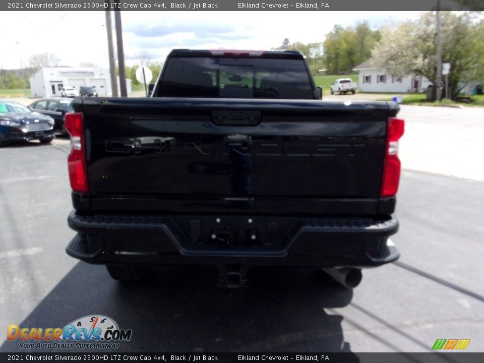 2021 Chevrolet Silverado 2500HD LTZ Crew Cab 4x4 Black / Jet Black Photo #4