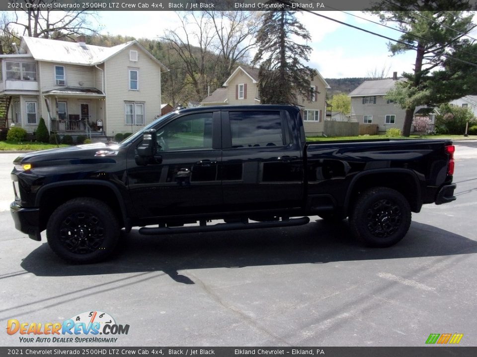 2021 Chevrolet Silverado 2500HD LTZ Crew Cab 4x4 Black / Jet Black Photo #6