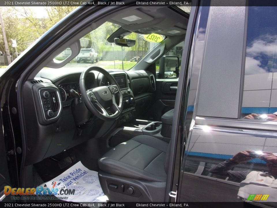 2021 Chevrolet Silverado 2500HD LTZ Crew Cab 4x4 Black / Jet Black Photo #18