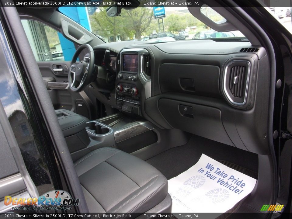 2021 Chevrolet Silverado 2500HD LTZ Crew Cab 4x4 Black / Jet Black Photo #24