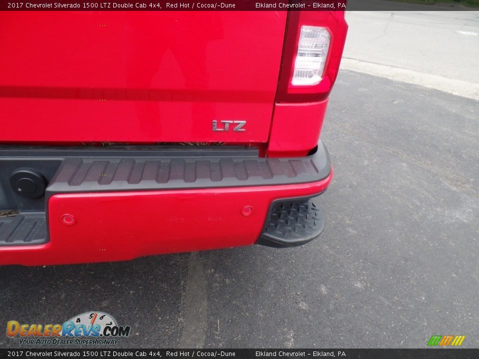 2017 Chevrolet Silverado 1500 LTZ Double Cab 4x4 Red Hot / Cocoa/­Dune Photo #13