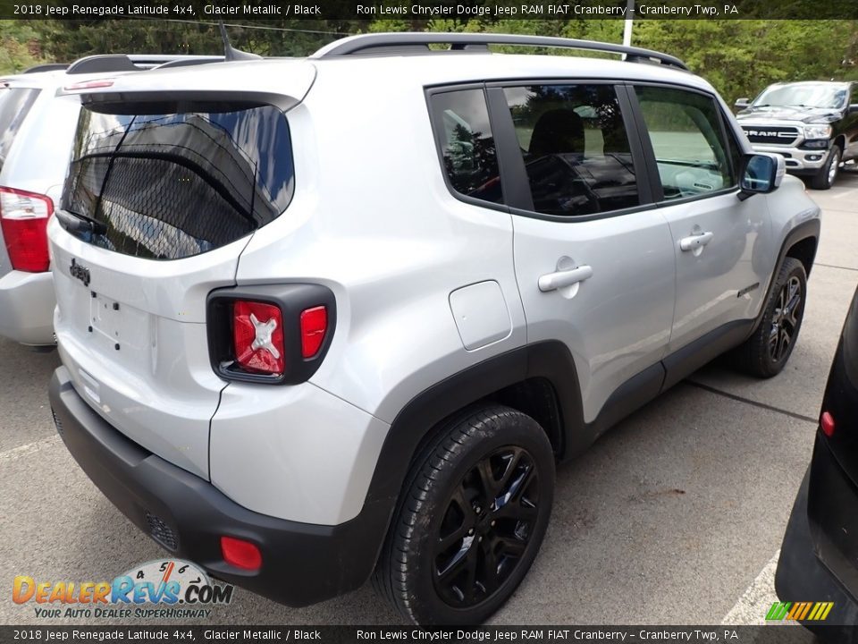 2018 Jeep Renegade Latitude 4x4 Glacier Metallic / Black Photo #3