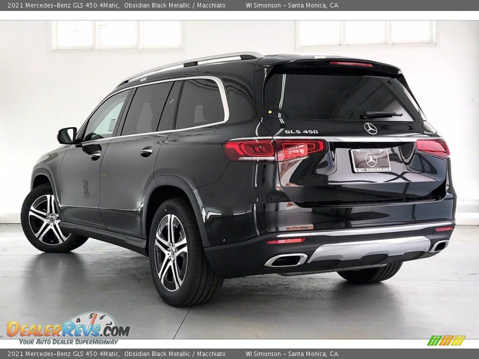 2021 Mercedes-Benz GLS 450 4Matic Obsidian Black Metallic / Macchiato Photo #2