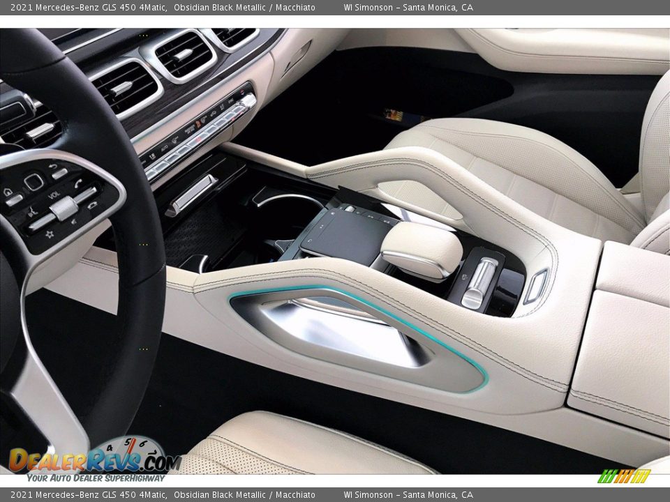 2021 Mercedes-Benz GLS 450 4Matic Obsidian Black Metallic / Macchiato Photo #8