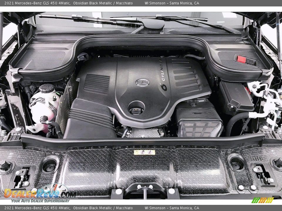 2021 Mercedes-Benz GLS 450 4Matic Obsidian Black Metallic / Macchiato Photo #9