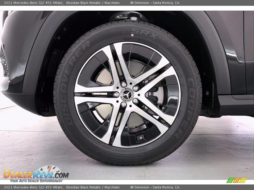 2021 Mercedes-Benz GLS 450 4Matic Obsidian Black Metallic / Macchiato Photo #10