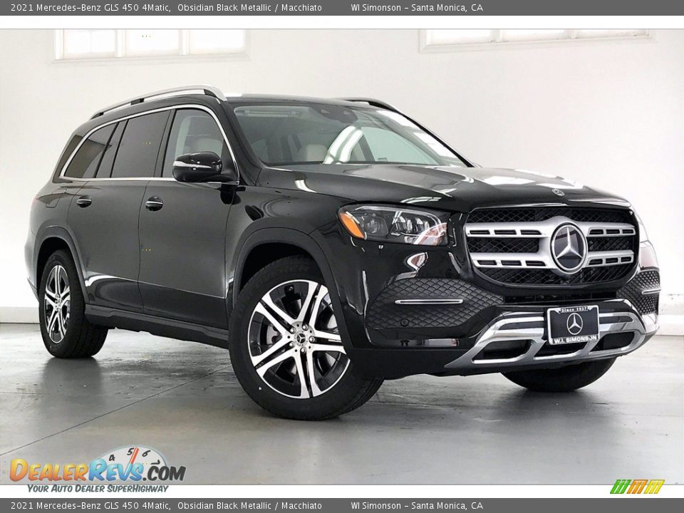 2021 Mercedes-Benz GLS 450 4Matic Obsidian Black Metallic / Macchiato Photo #12