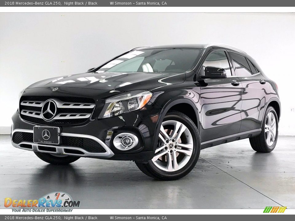 2018 Mercedes-Benz GLA 250 Night Black / Black Photo #12