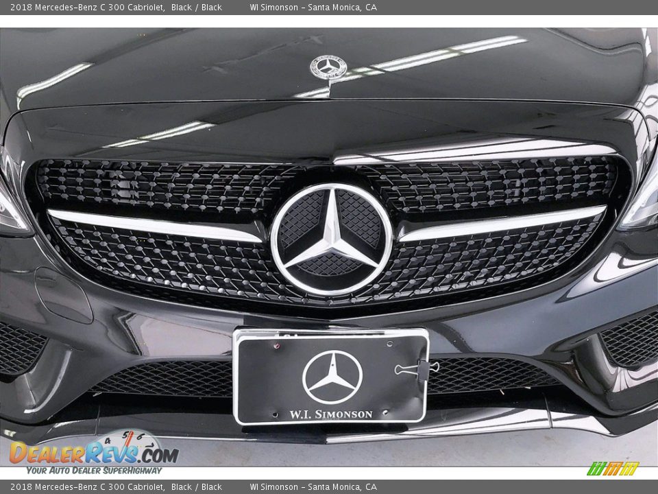 2018 Mercedes-Benz C 300 Cabriolet Black / Black Photo #30
