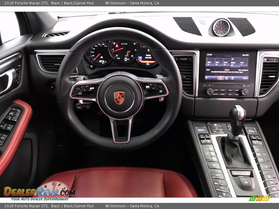 2018 Porsche Macan GTS Black / Black/Garnet Red Photo #4