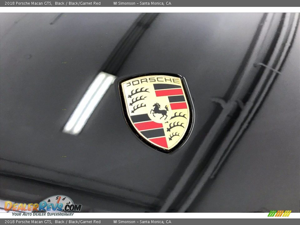 2018 Porsche Macan GTS Black / Black/Garnet Red Photo #7