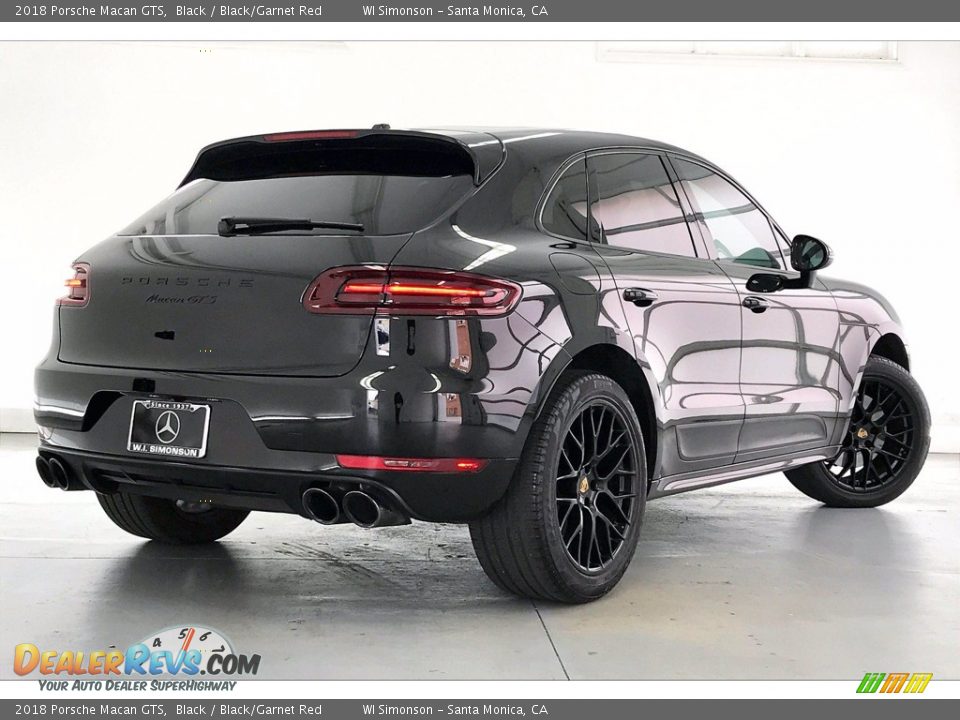 2018 Porsche Macan GTS Black / Black/Garnet Red Photo #13