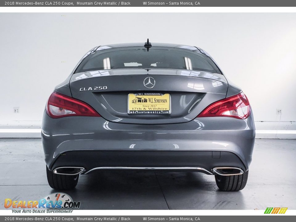 2018 Mercedes-Benz CLA 250 Coupe Mountain Grey Metallic / Black Photo #4