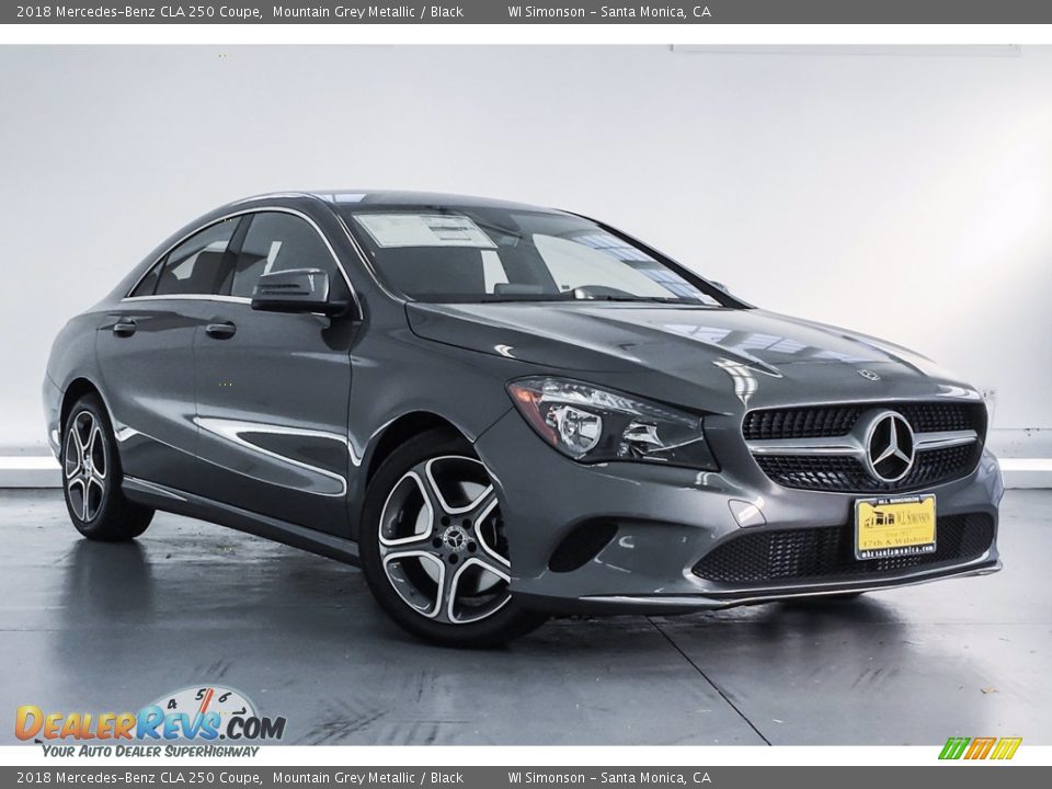 2018 Mercedes-Benz CLA 250 Coupe Mountain Grey Metallic / Black Photo #12