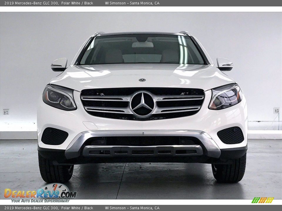 2019 Mercedes-Benz GLC 300 Polar White / Black Photo #2