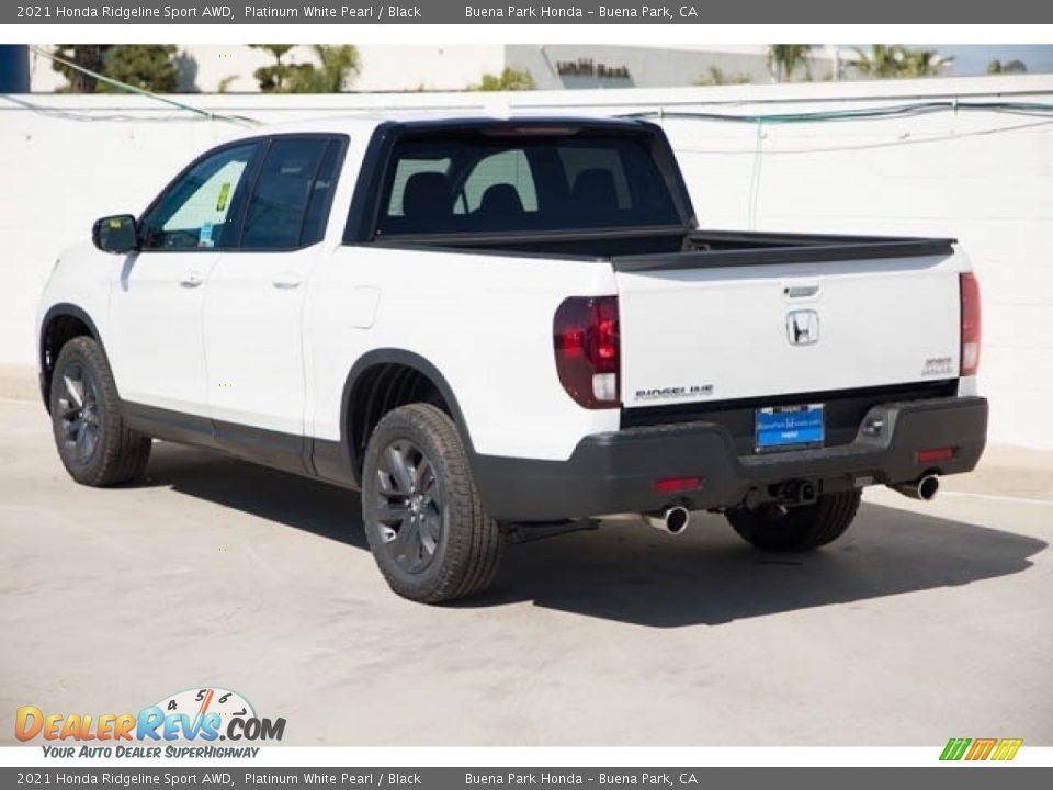 2021 Honda Ridgeline Sport AWD Platinum White Pearl / Black Photo #2