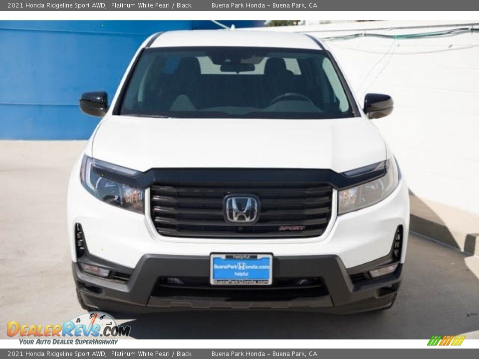 2021 Honda Ridgeline Sport AWD Platinum White Pearl / Black Photo #3