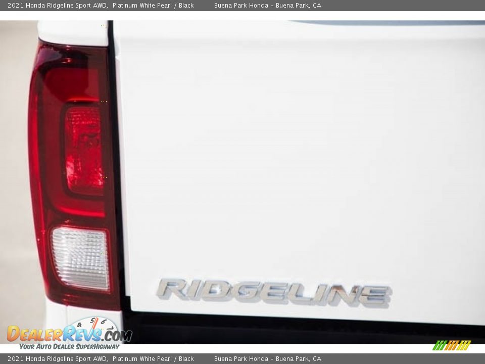 2021 Honda Ridgeline Sport AWD Platinum White Pearl / Black Photo #6