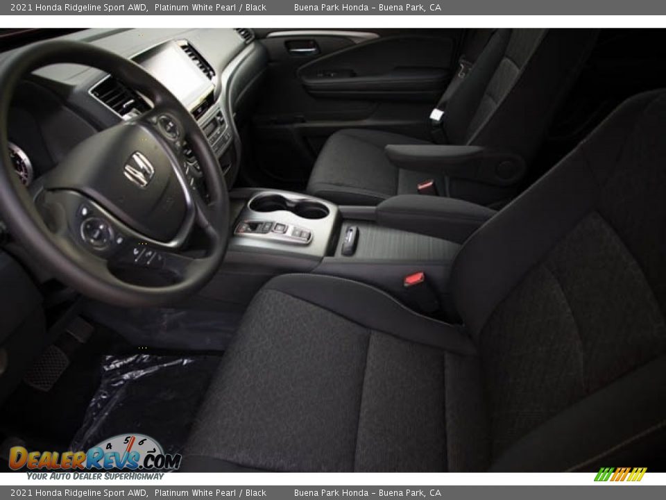 2021 Honda Ridgeline Sport AWD Platinum White Pearl / Black Photo #17
