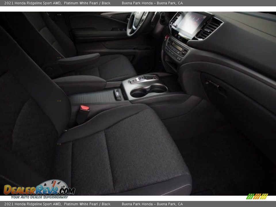 2021 Honda Ridgeline Sport AWD Platinum White Pearl / Black Photo #28