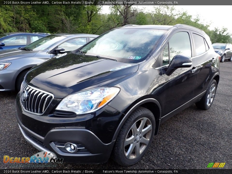 2016 Buick Encore Leather AWD Carbon Black Metallic / Ebony Photo #1