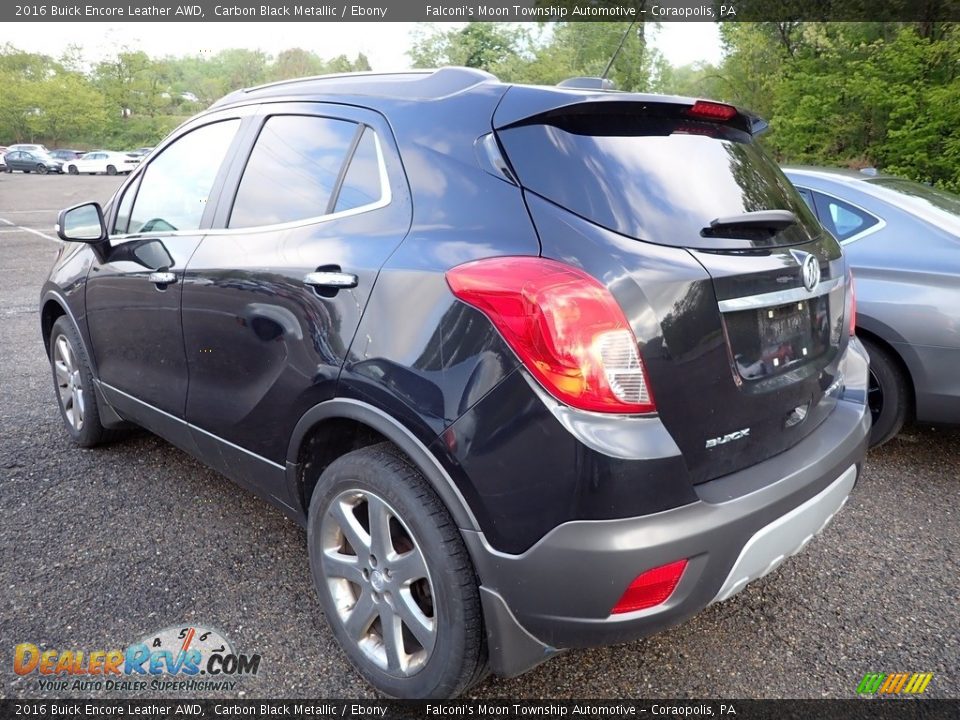 2016 Buick Encore Leather AWD Carbon Black Metallic / Ebony Photo #2