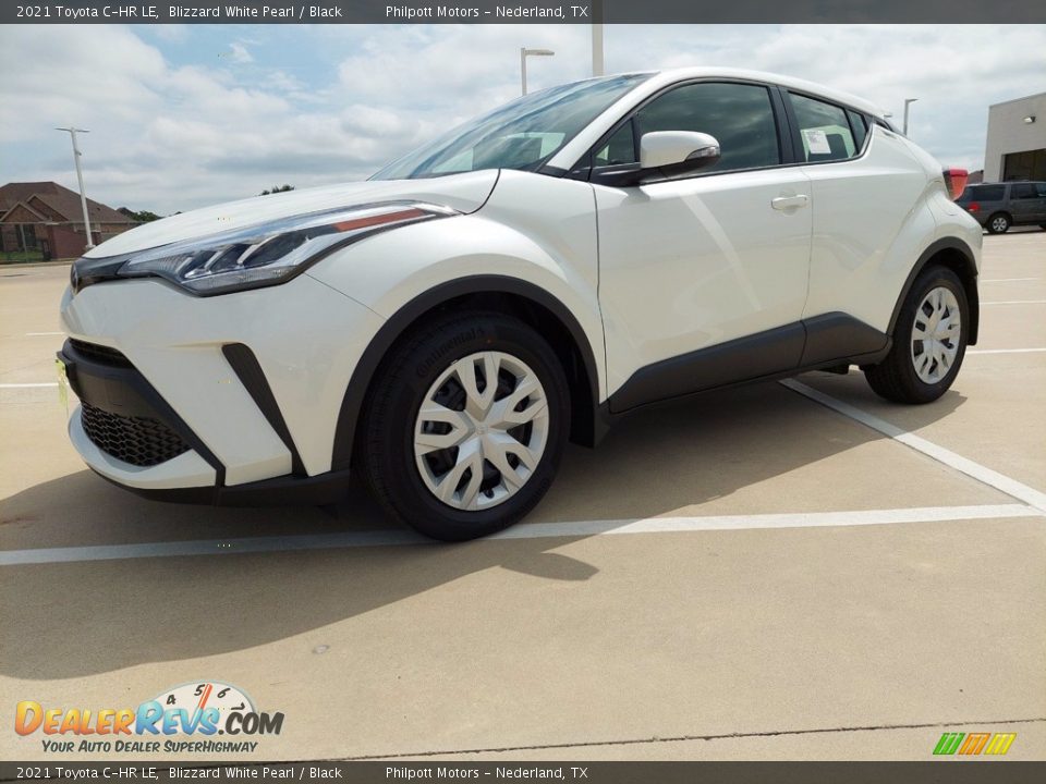 2021 Toyota C-HR LE Blizzard White Pearl / Black Photo #2