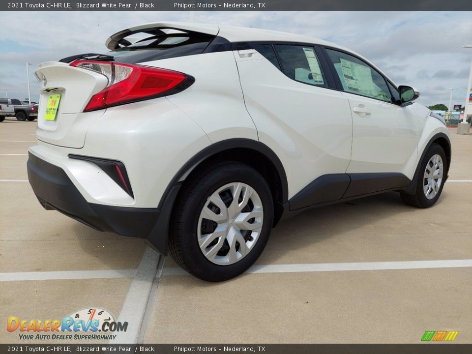 2021 Toyota C-HR LE Blizzard White Pearl / Black Photo #3