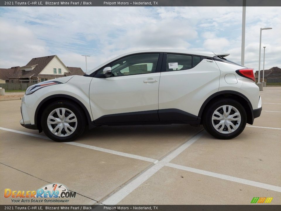 2021 Toyota C-HR LE Blizzard White Pearl / Black Photo #7