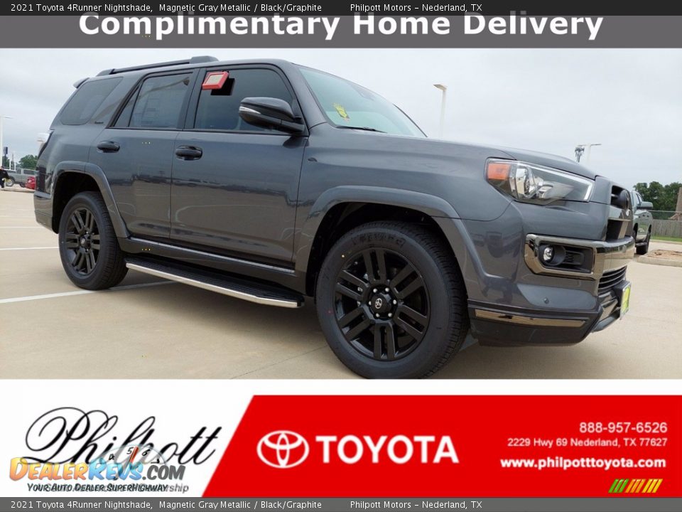 2021 Toyota 4Runner Nightshade Magnetic Gray Metallic / Black/Graphite Photo #1
