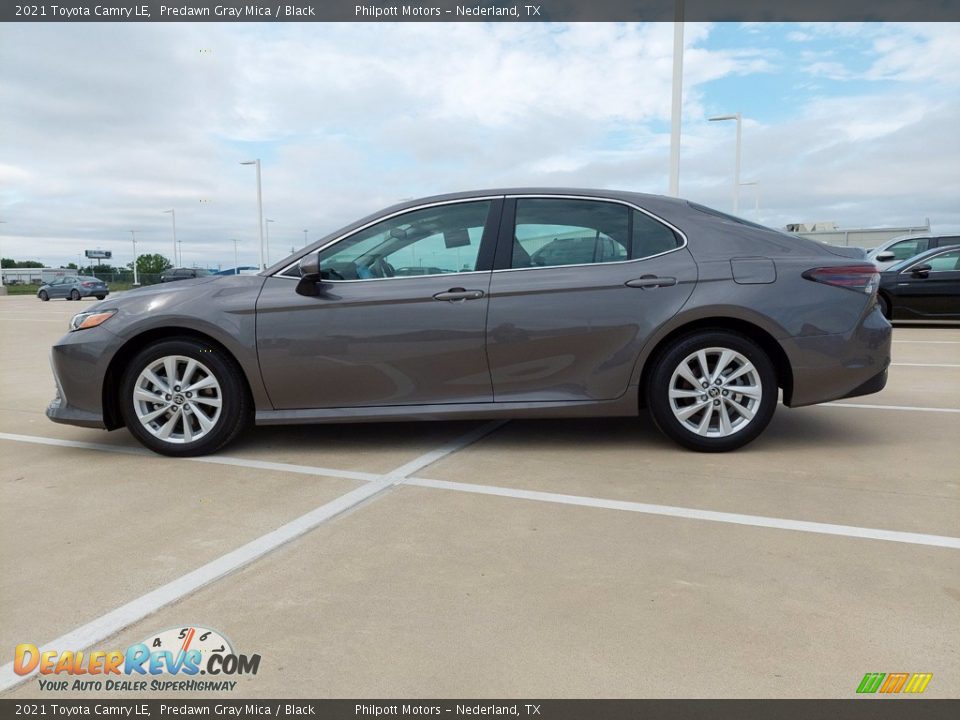 2021 Toyota Camry LE Predawn Gray Mica / Black Photo #7