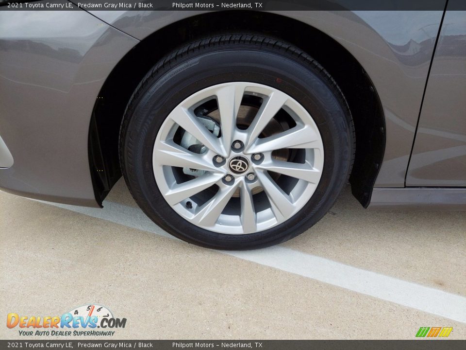 2021 Toyota Camry LE Predawn Gray Mica / Black Photo #10