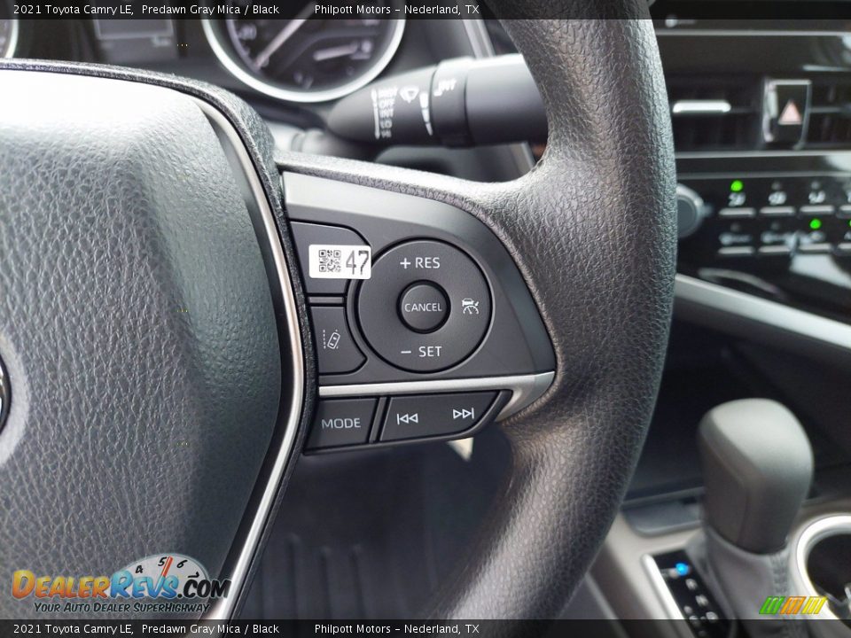 2021 Toyota Camry LE Predawn Gray Mica / Black Photo #17