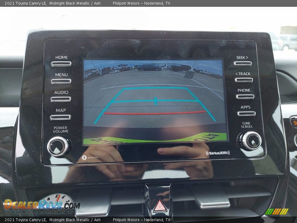 2021 Toyota Camry LE Midnight Black Metallic / Ash Photo #20