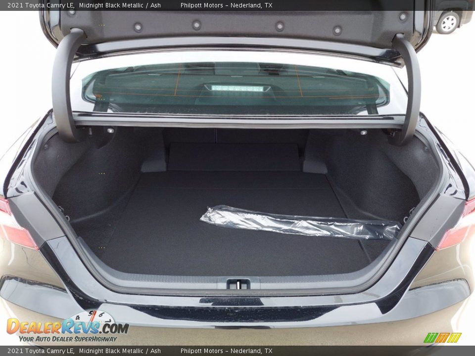 2021 Toyota Camry LE Midnight Black Metallic / Ash Photo #21