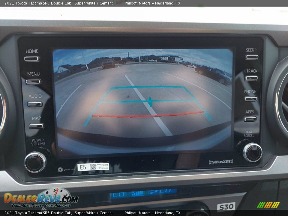2021 Toyota Tacoma SR5 Double Cab Super White / Cement Photo #20