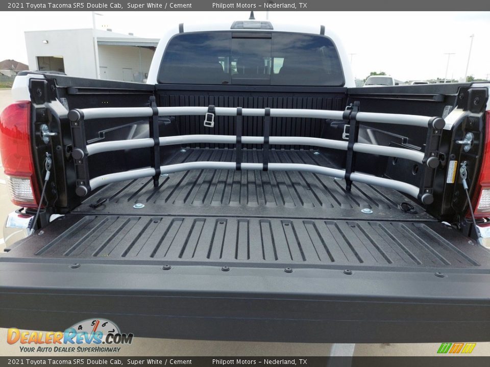 2021 Toyota Tacoma SR5 Double Cab Super White / Cement Photo #23